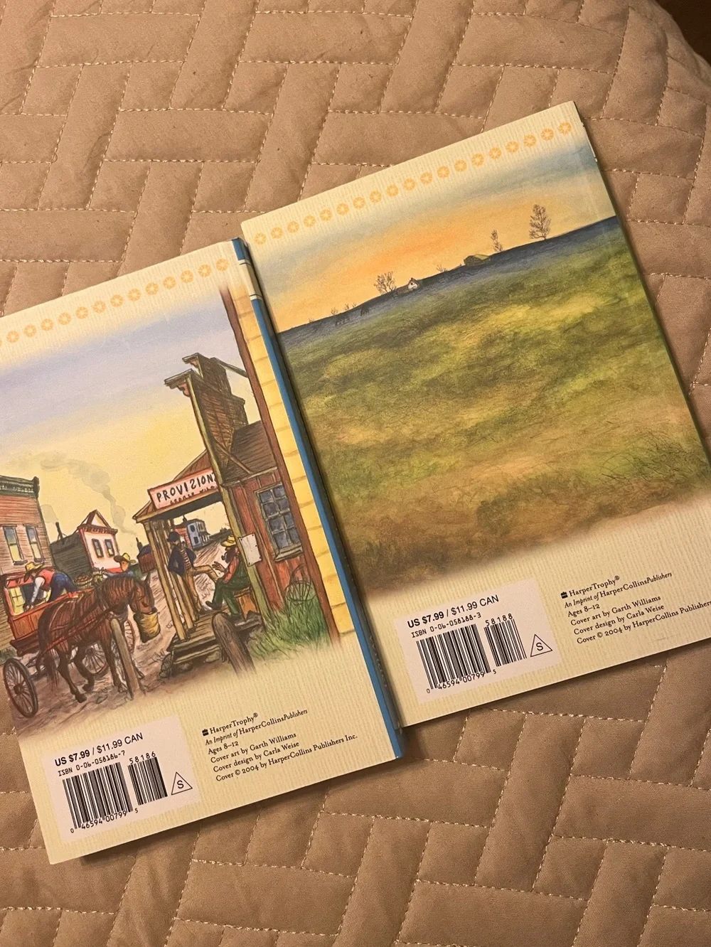 book bundle - little house on the prairie books 7 & 9
